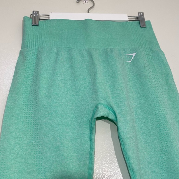 Gymshark VITAL SEAMLESS 2.0 LEGGINGS Aqua Marl L - Picture 2 of 13